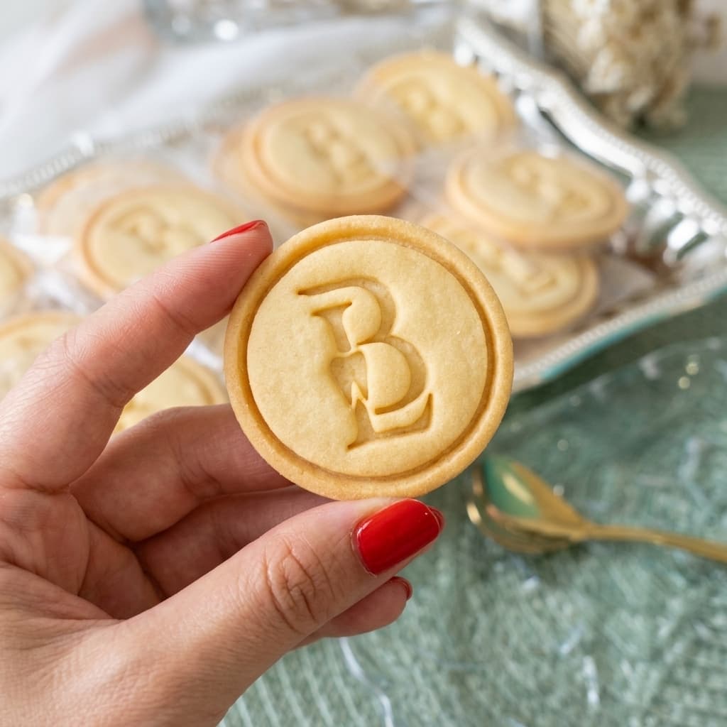Biscoito com logomarca Luciana