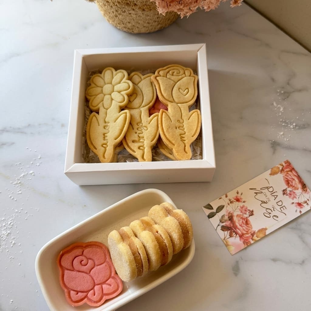 Lembrancinhas de biscoitos artesanais personalizados para casamentos, aniversários e eventos em Brasília