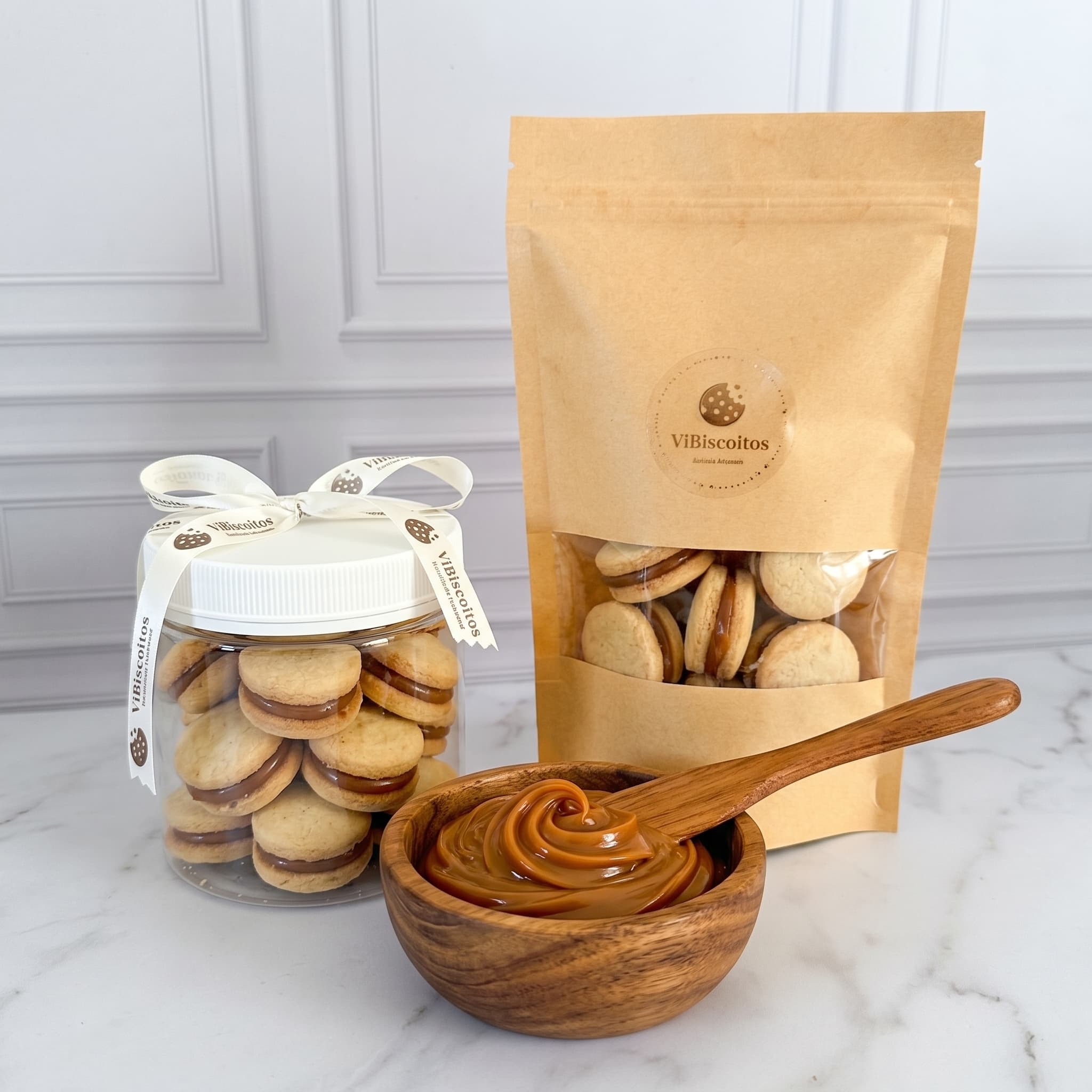 Biscoito Recheado de Doce de Leite — ViBiscoitos