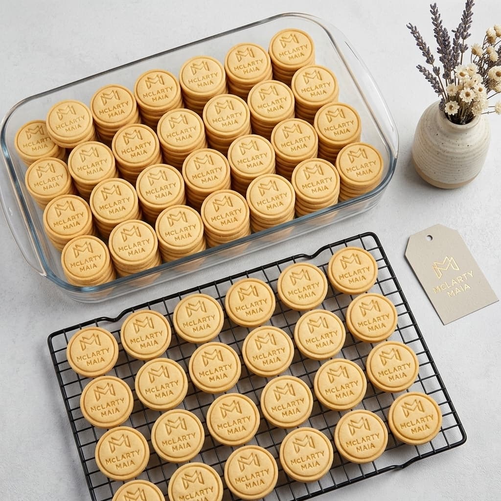 Biscoito com logomarca McLarty