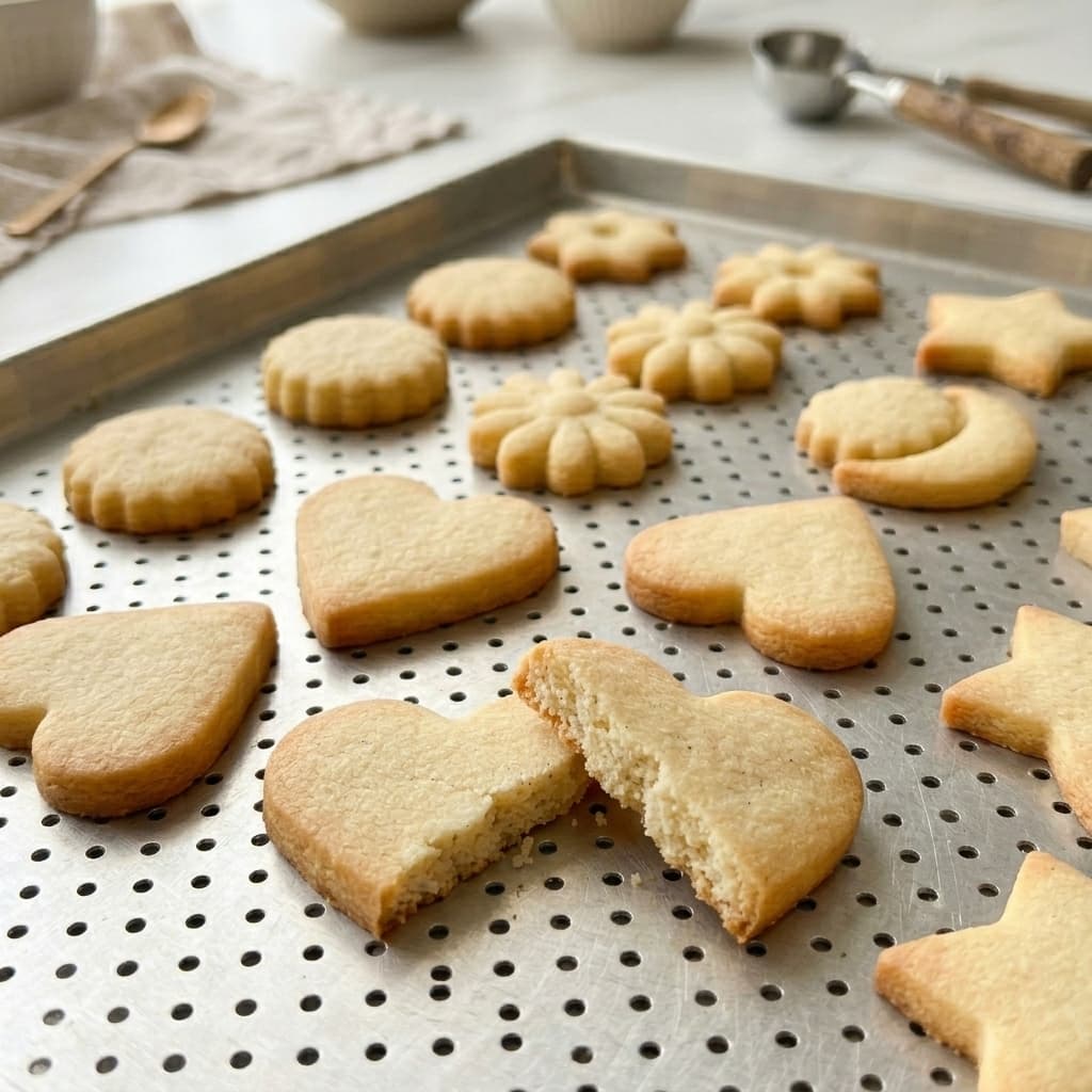 Biscoitos amanteigados artesanais feitos sem conservantes pela ViBiscoitos em Brasília